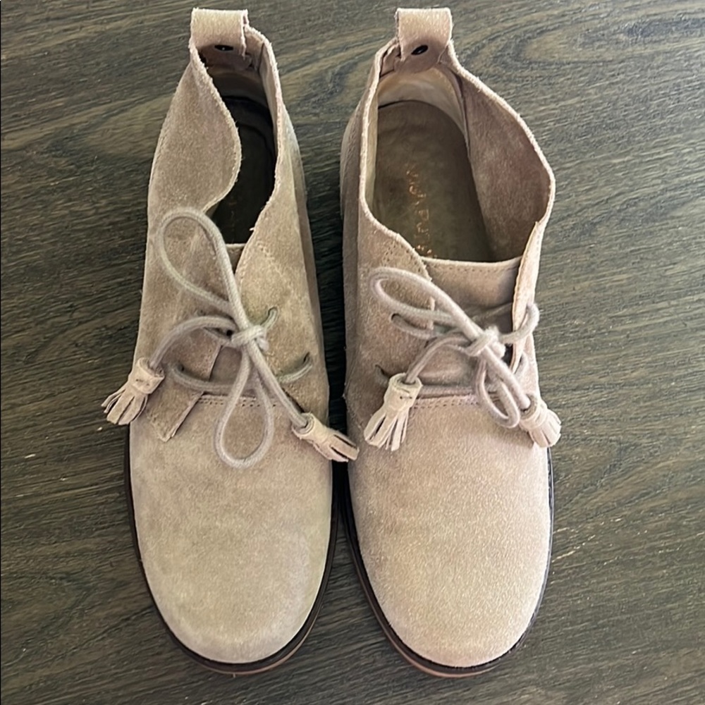 Hush Puppies Booties Size 7 Ciara Style Taupe
